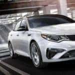 2019 white Kia Optima