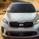 2019 Kia Sorento AWD driving down desert highway