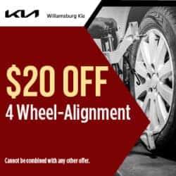 $20 Off 4 Wheel Alignment