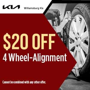 $20 Off 4 Wheel Alignment