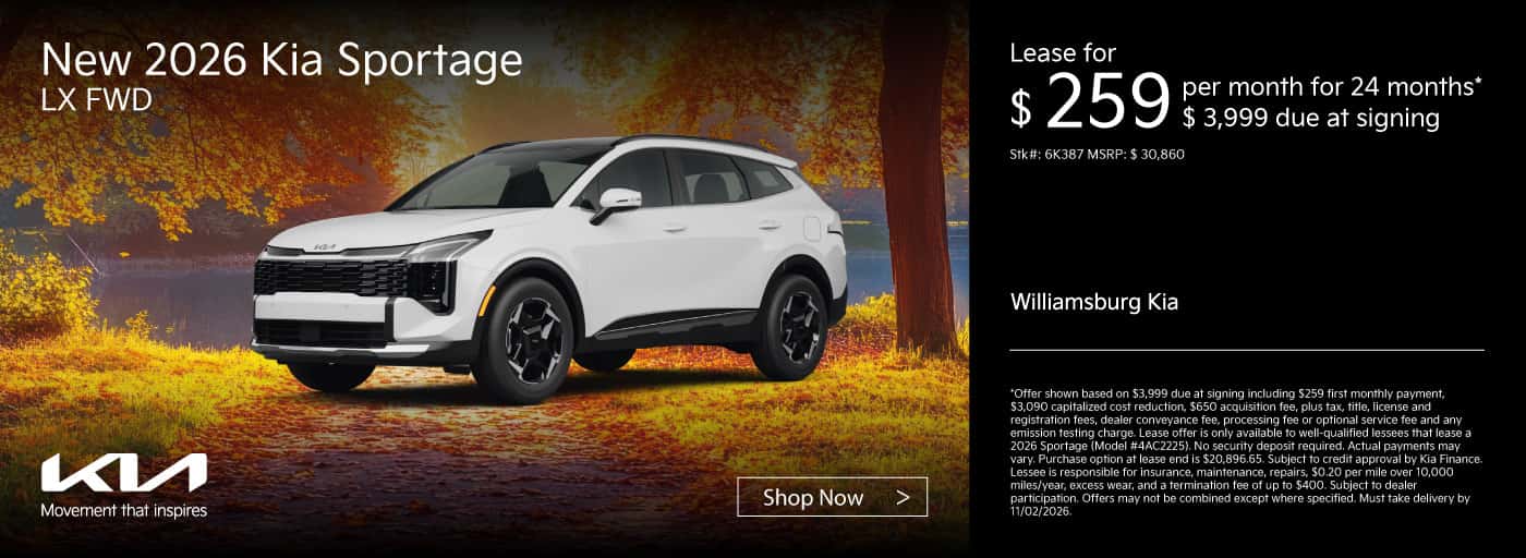 New '26 Kia Sportage