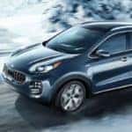 2019 sportage driving on snowy road