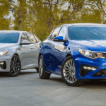 2019 Kia Optima Models Parked Outside