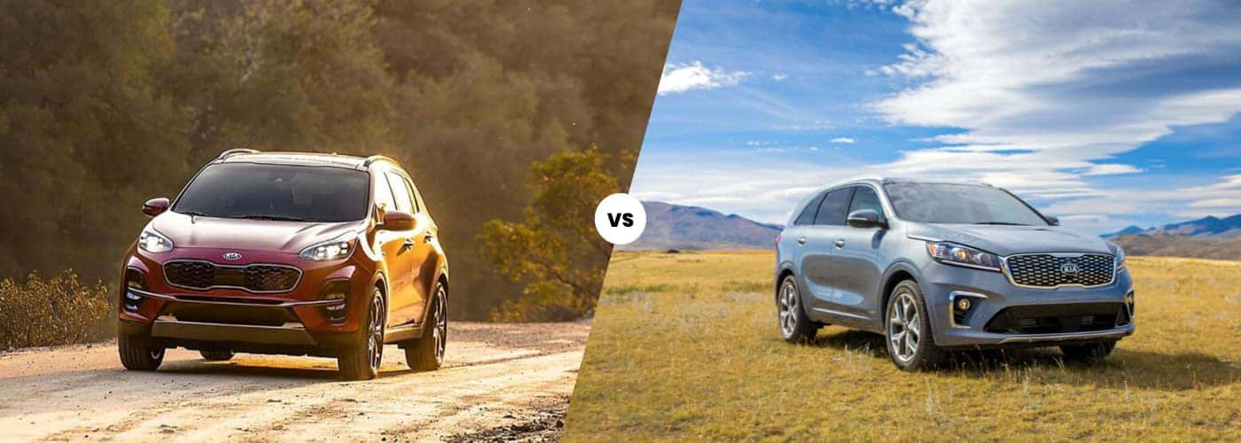 2020 Kia Sportage vs. 2020 Kia Sorento 