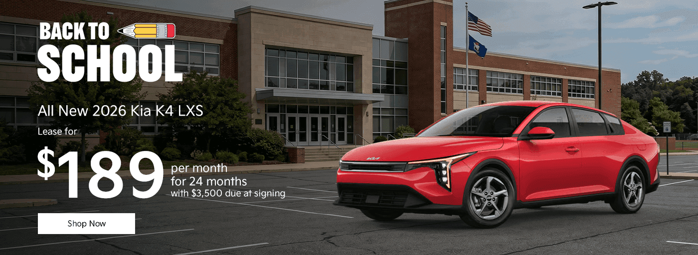 Lease an all New 2026 Kia K4 LXS