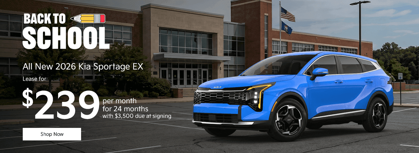 Lease an All-New 2026 Kia Sportage EX