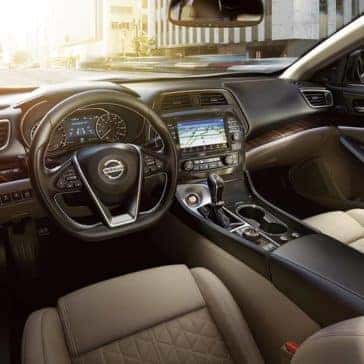 interior cabin of 2018 Nissan Maxima
