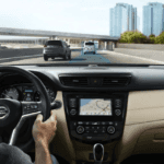 Nissan Rogue driver's POV