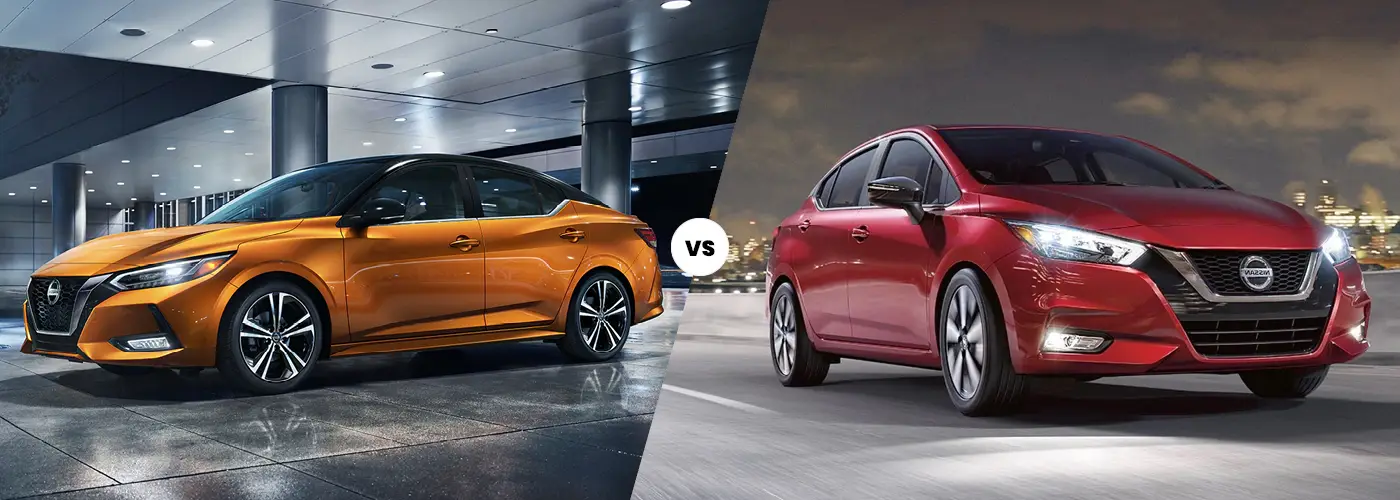 nissan versa vs sentra size