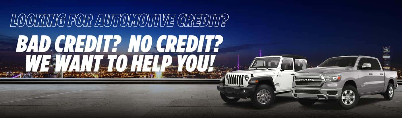 Looking for Automotive Credit?  Bad Credit?  No Credit?  We want to help you! 